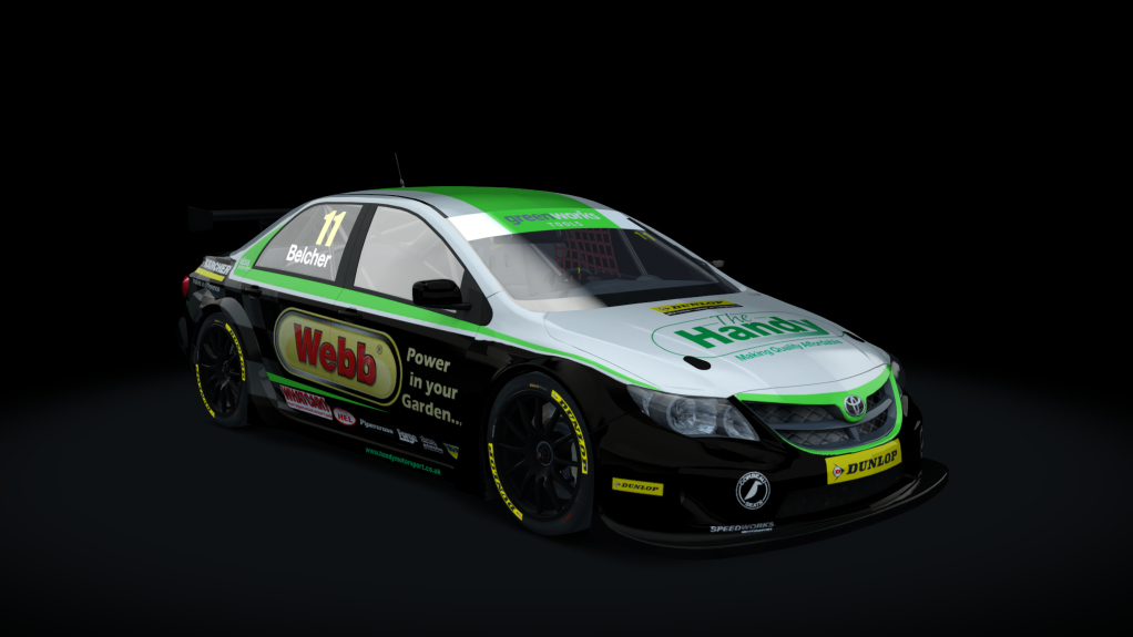 BLCKBOX ~ BTCC 2019 Toyota Avensis, skin 10