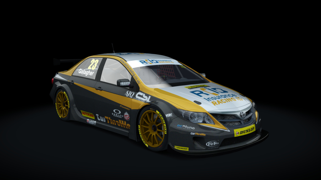 BLCKBOX ~ BTCC 2019 Toyota Avensis, skin 11