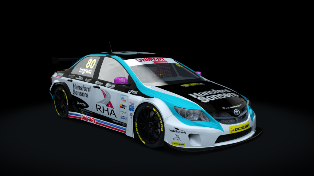 BLCKBOX ~ BTCC 2019 Toyota Avensis, skin 17