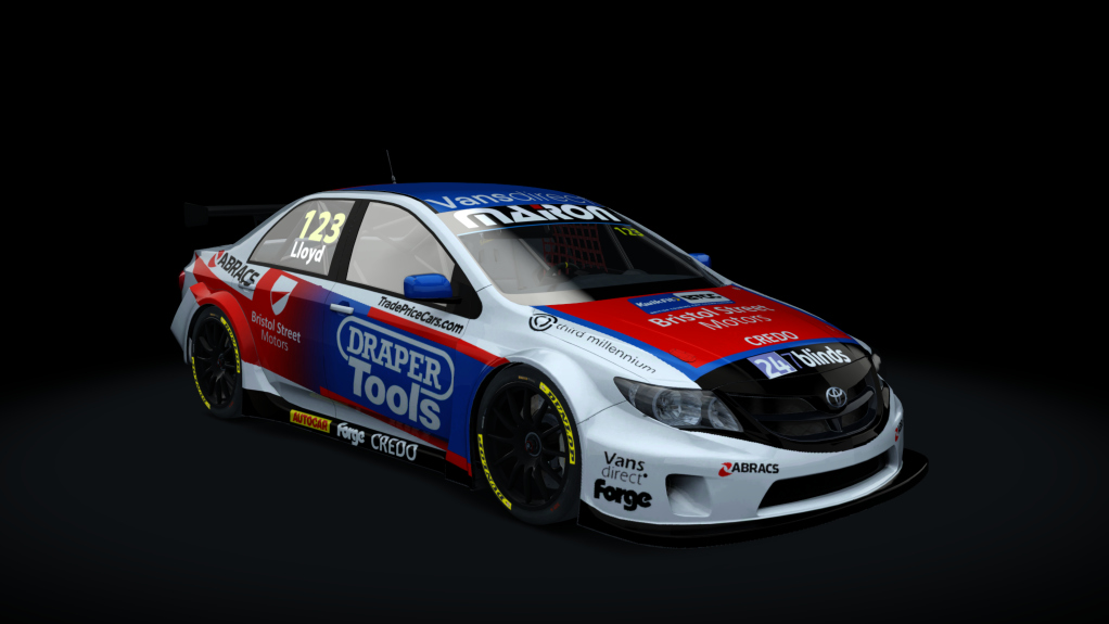 BLCKBOX ~ BTCC 2019 Toyota Avensis, skin 20