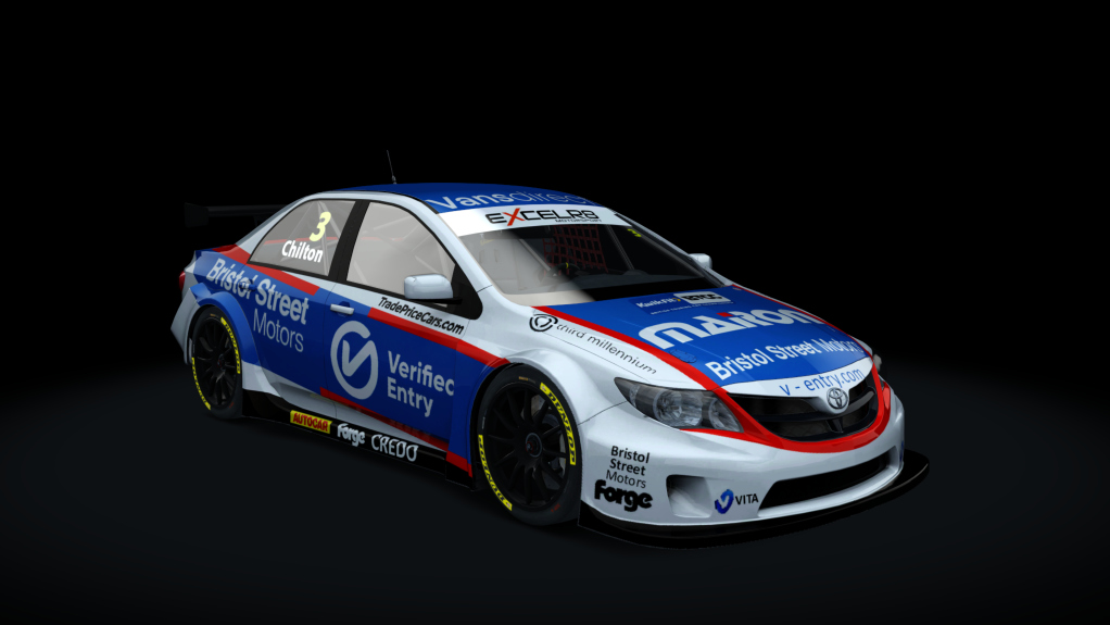 BLCKBOX ~ BTCC 2019 Toyota Avensis, skin 23