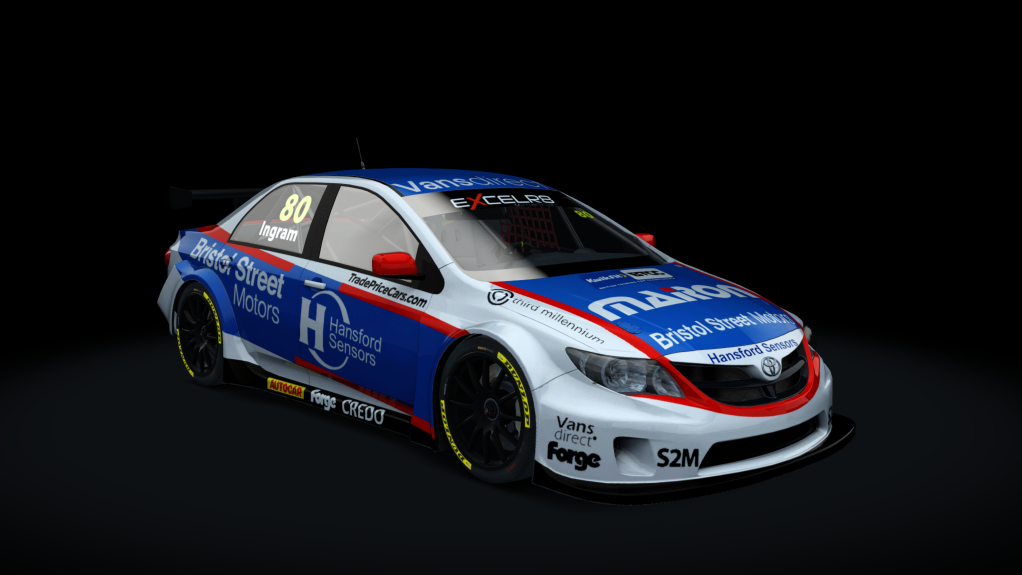 BLCKBOX ~ BTCC 2019 Toyota Avensis, skin 24