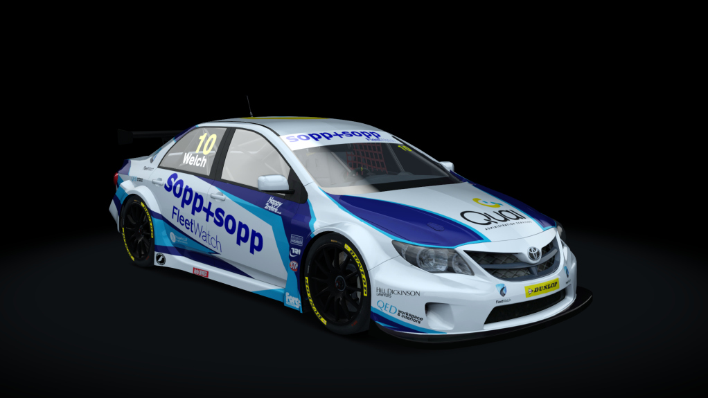 BLCKBOX ~ BTCC 2019 Toyota Avensis, skin 30