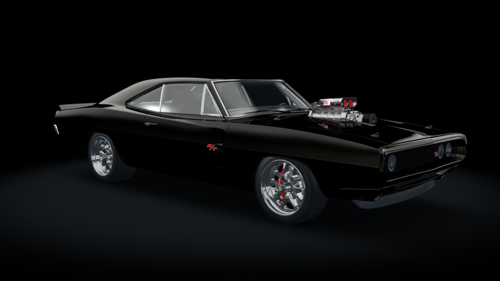 Dodge Charger Fast & Furious 1970, skin black