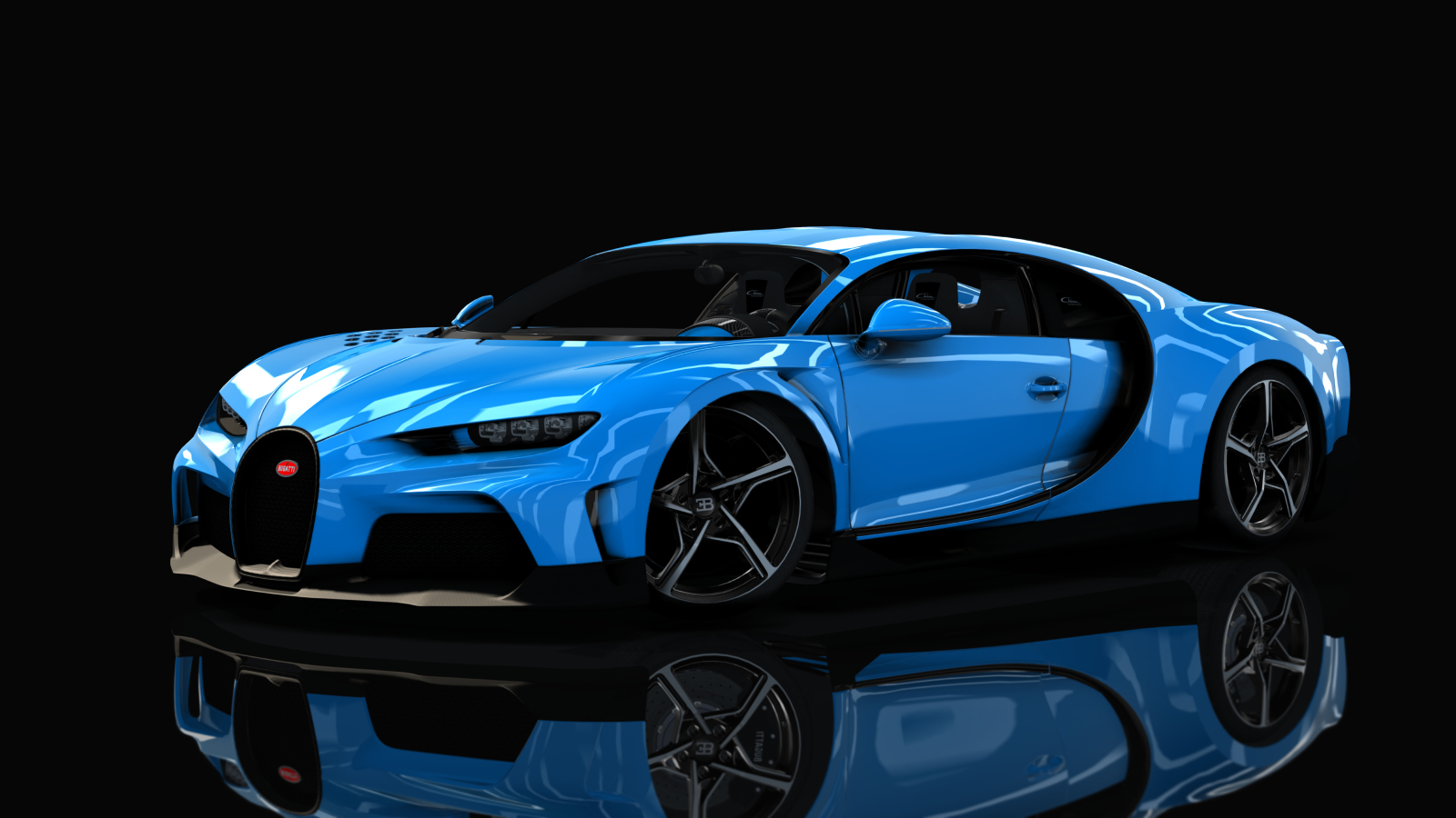 Bugatti Chiron Super Sport, skin allblue