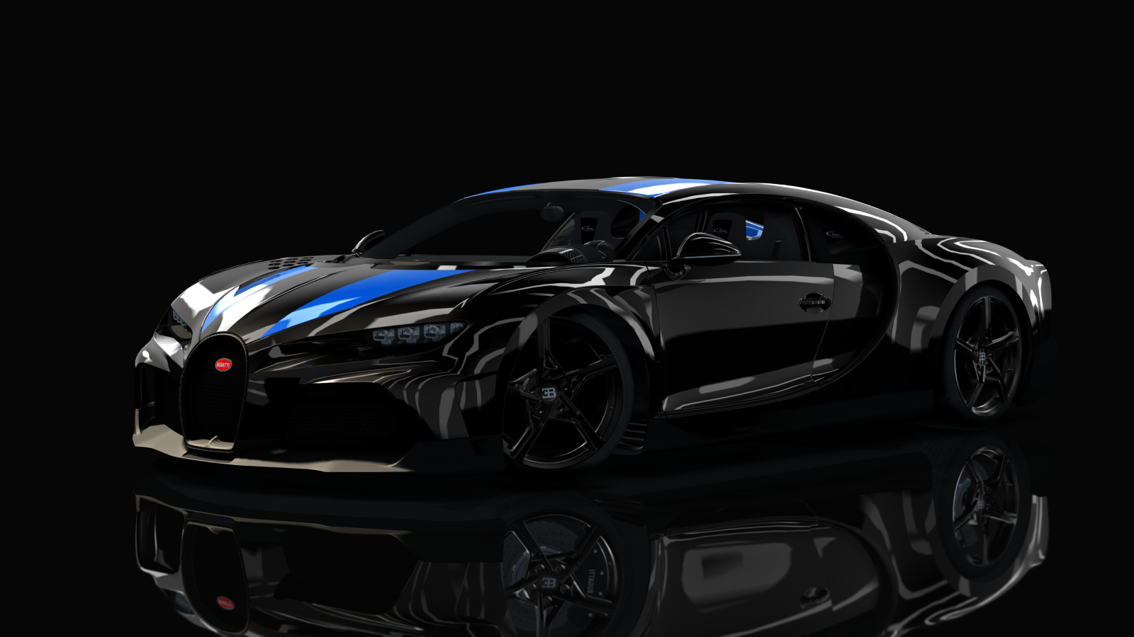 Bugatti Chiron Super Sport, skin black2