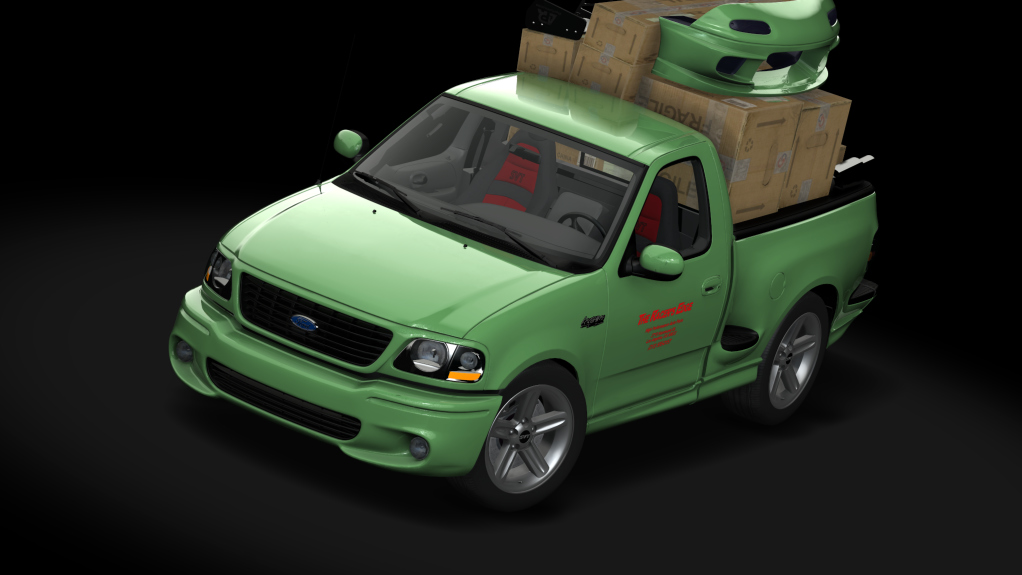 Ford F-150 Lighting Brian The Fast And The Furious, skin green2