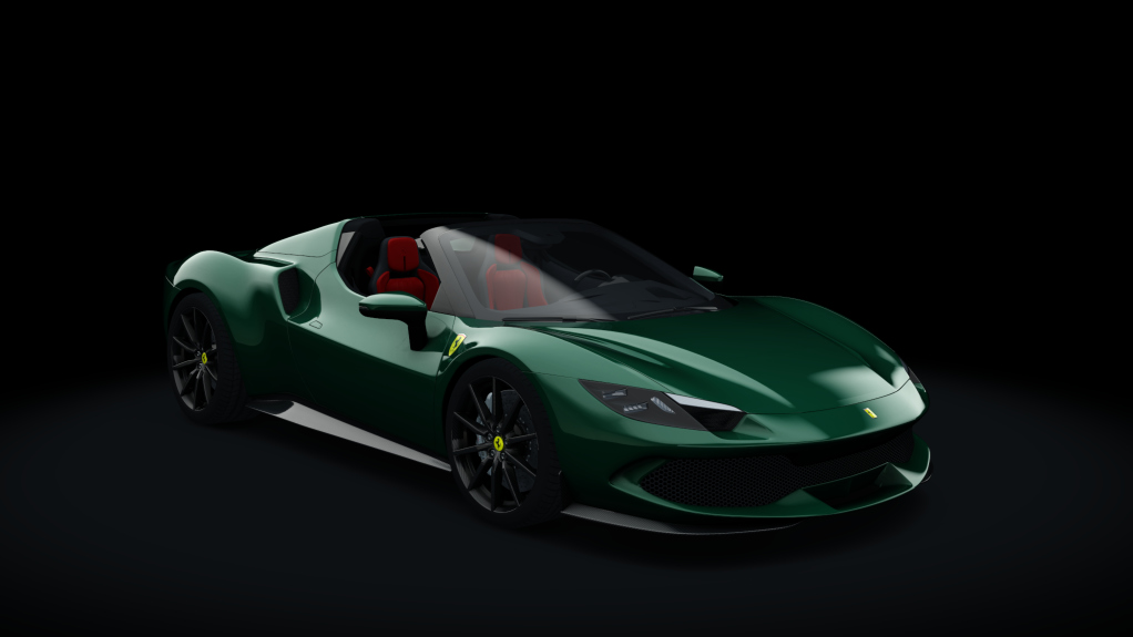 Ferrari 296 GTS, skin 5dark_green