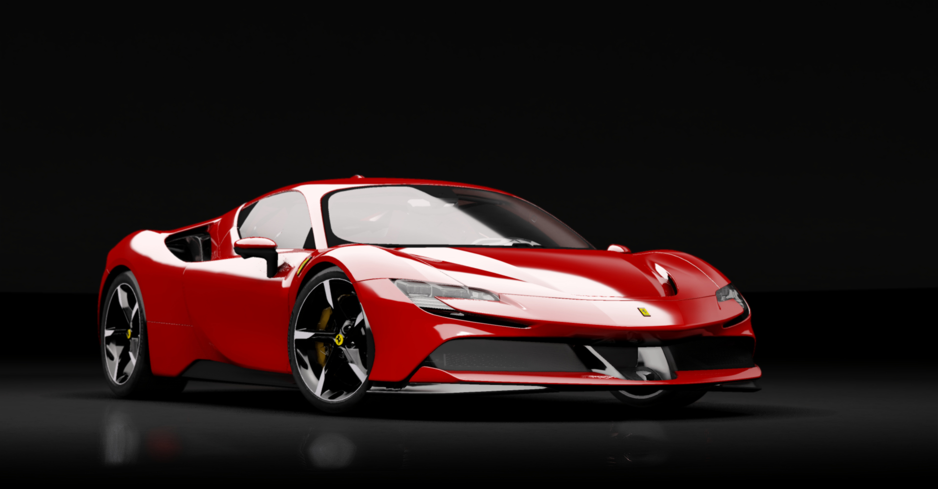 Ferrari SF90 Stradale, skin 01_rosso corsa