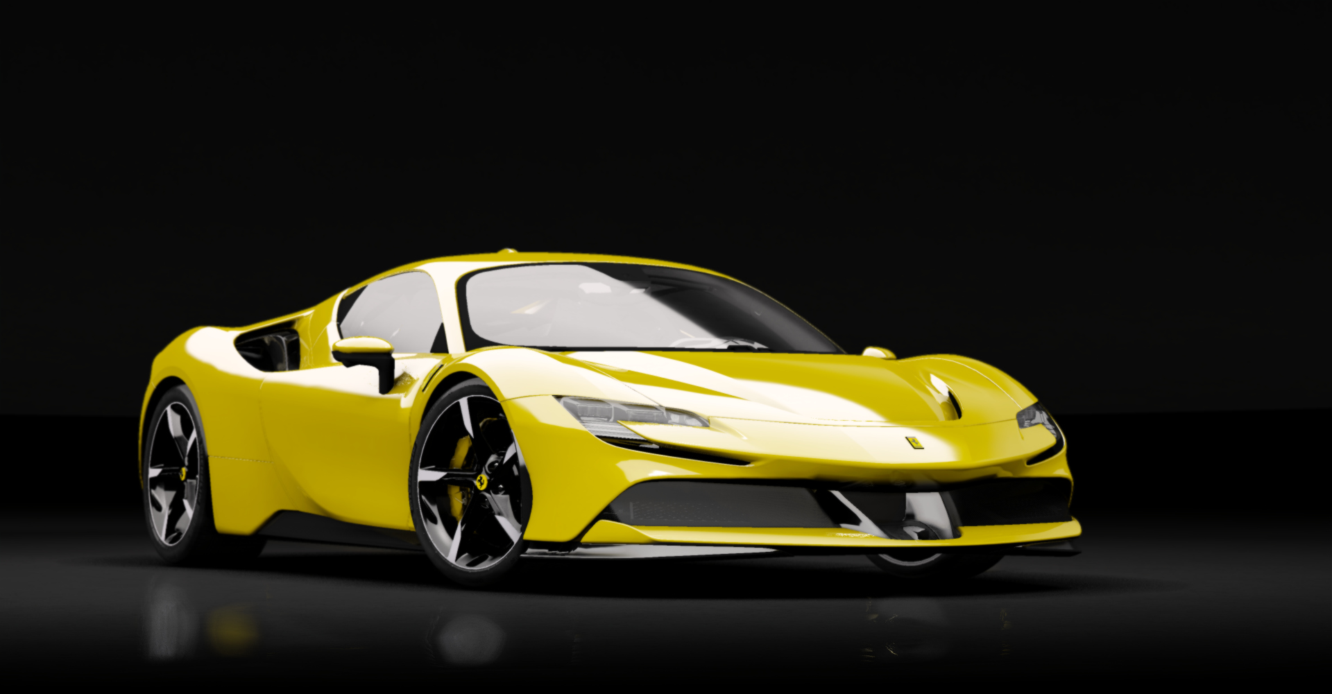 Ferrari SF90 Stradale, skin 05_giallo_modena