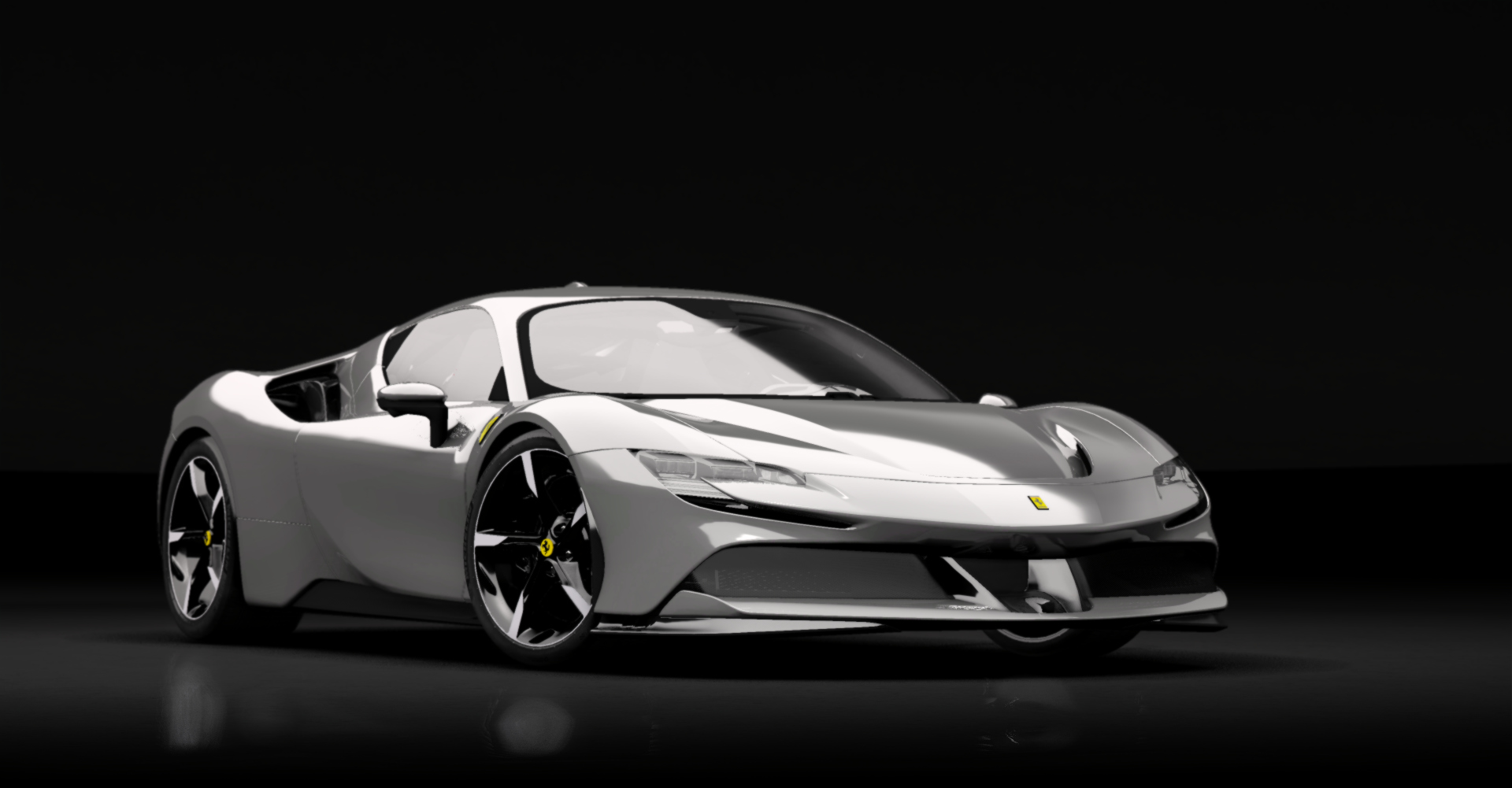 Ferrari SF90 Stradale, skin 15_grigio_silverstone