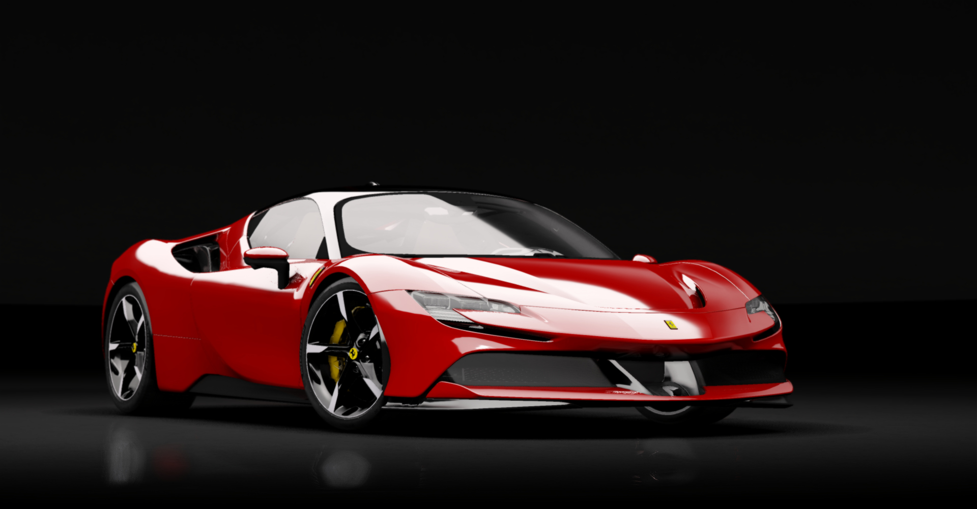 Ferrari SF90 Stradale, skin 24_rosso_corsa_B