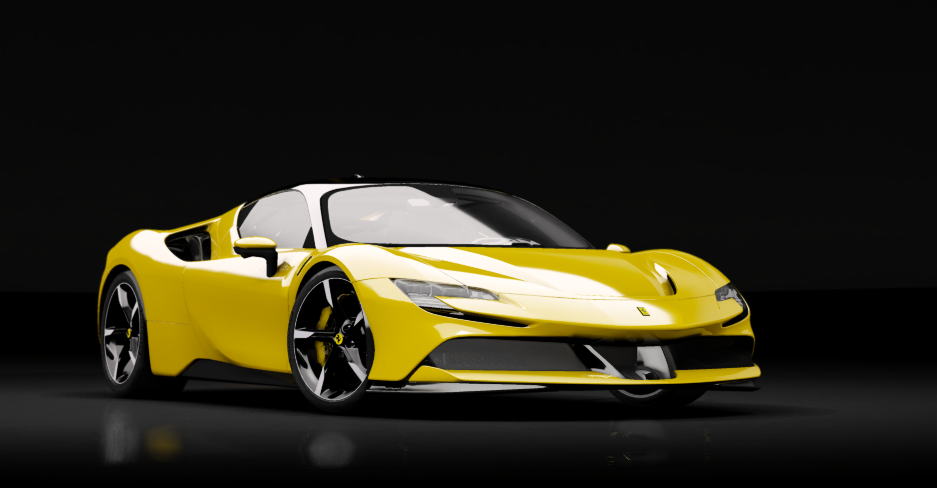 Ferrari SF90 Stradale, skin 28_giallo_modena_B