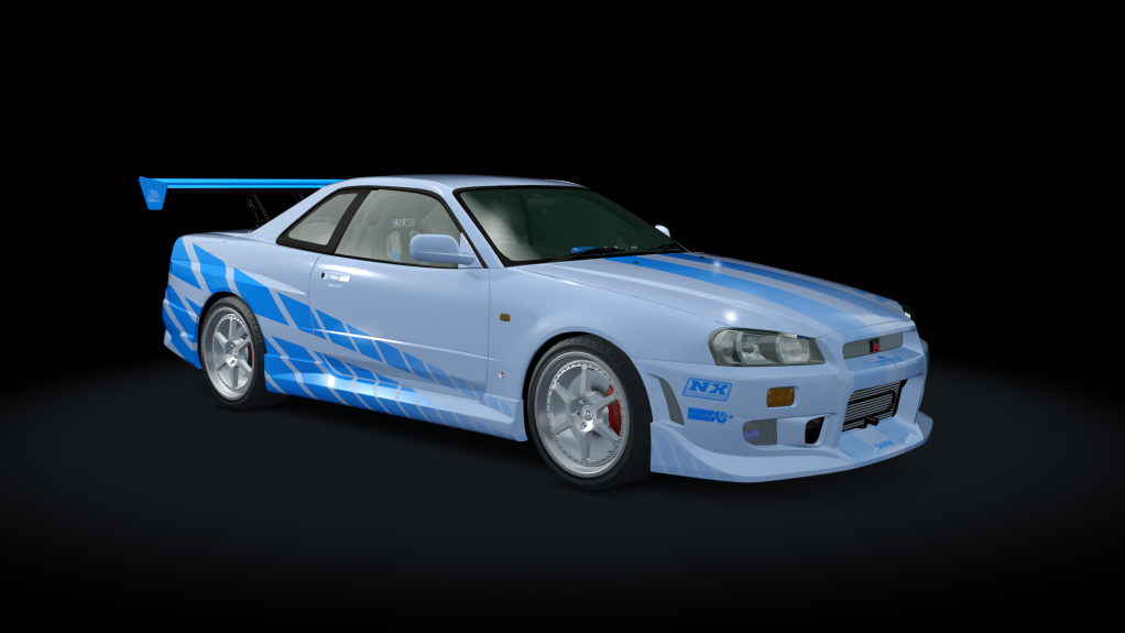 Nissan Skyline (2 Fast 2 Furious), skin default