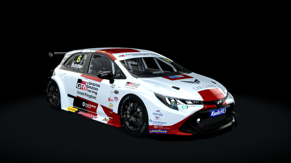 Toyota Corolla BTCC, skin BTCC_2023_Butcher_6