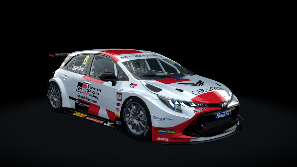 Toyota Corolla BTCC, skin Butcher_6_2023