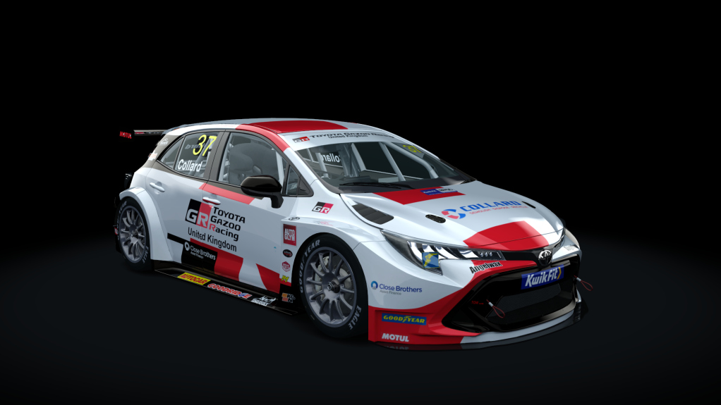 Toyota Corolla BTCC, skin Collard_37_2023