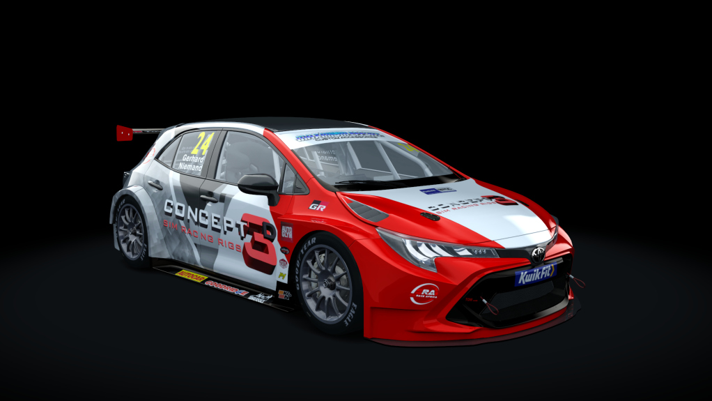 Toyota Corolla BTCC, skin GN BTCC 2022