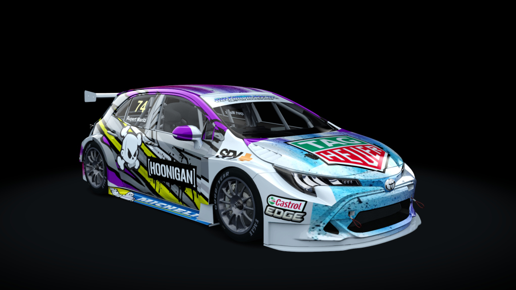 Toyota Corolla BTCC, skin Ken block_3