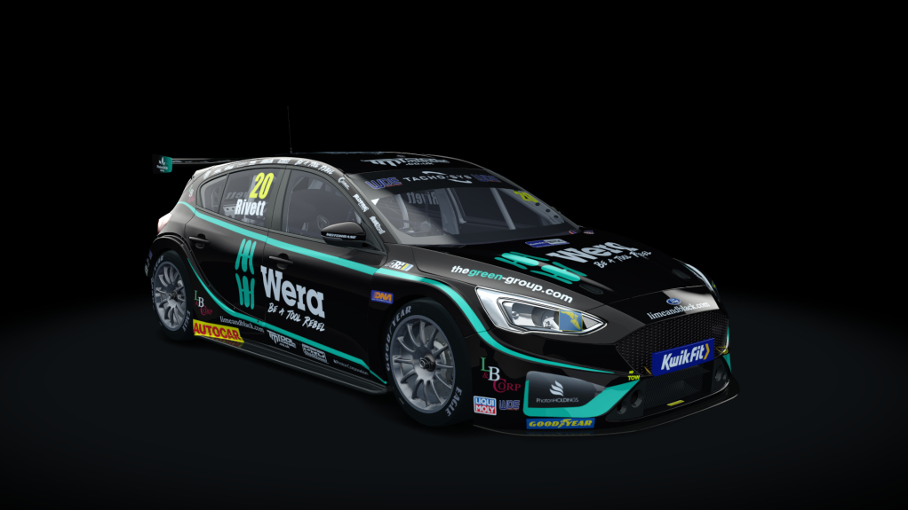 Ford Focus BTCC, skin #20