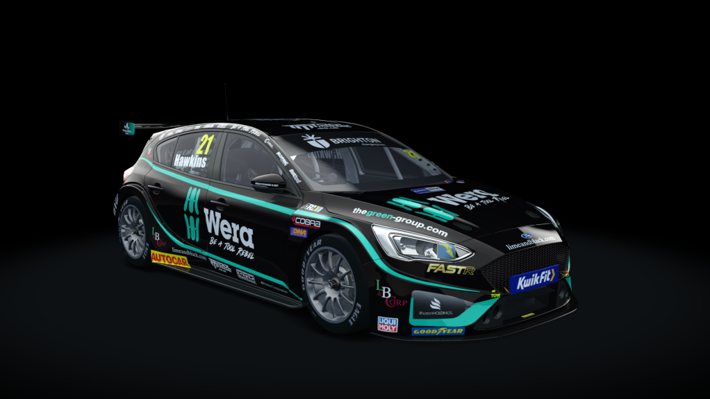 Ford Focus BTCC, skin #21