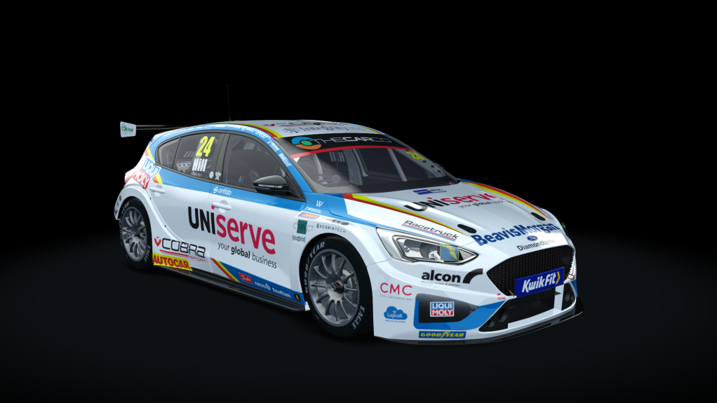 Ford Focus BTCC, skin #24Hill