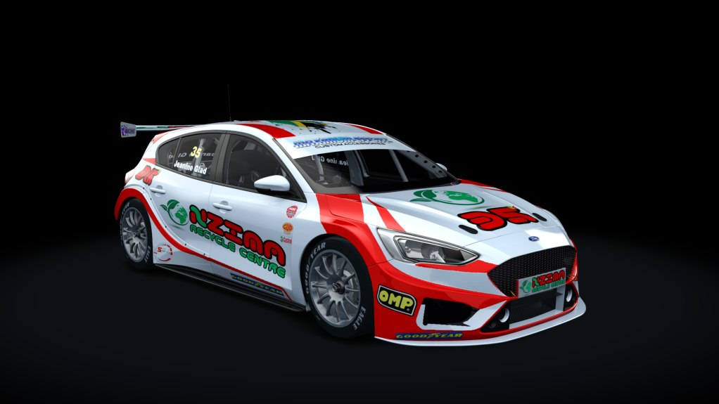 Ford Focus BTCC, skin #35