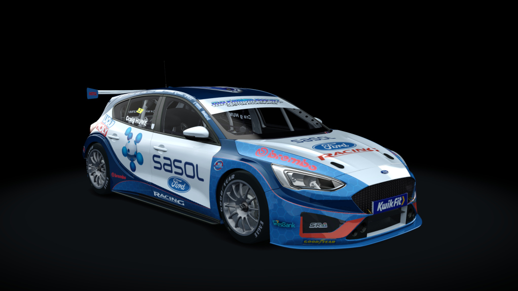 Ford Focus BTCC, skin #9