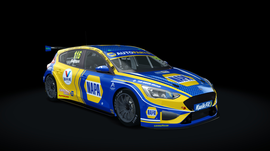 Ford Focus BTCC, skin 2023 BTCC Napa #116