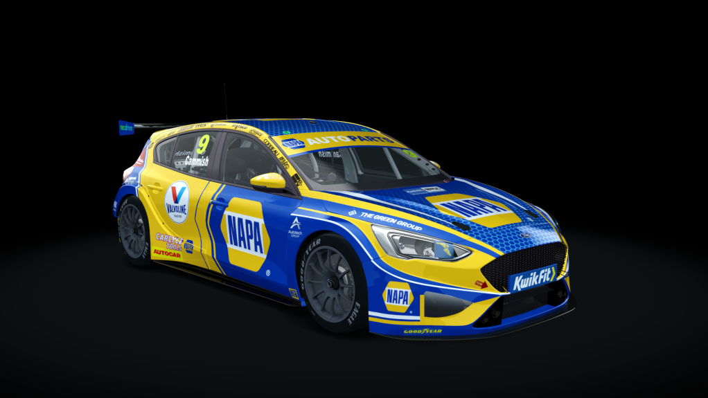 Ford Focus BTCC, skin 2023 btcc napa 2 #9