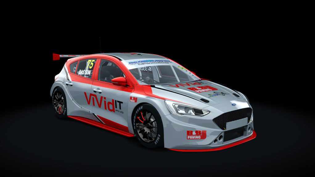 Ford Focus BTCC, skin 75 Hernus Basson