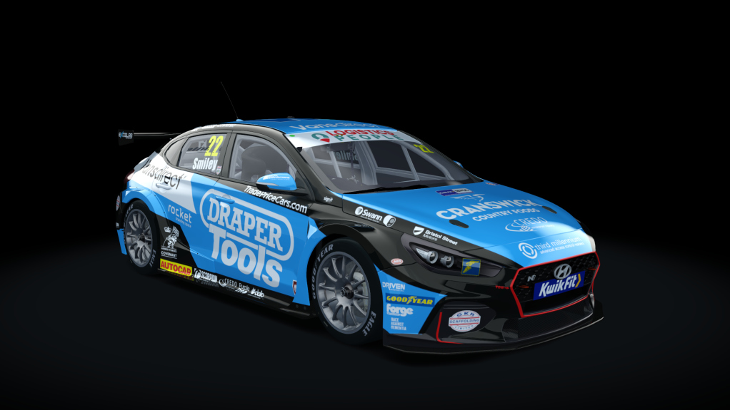 Hyundai i30 BTCC, skin #22Smiley