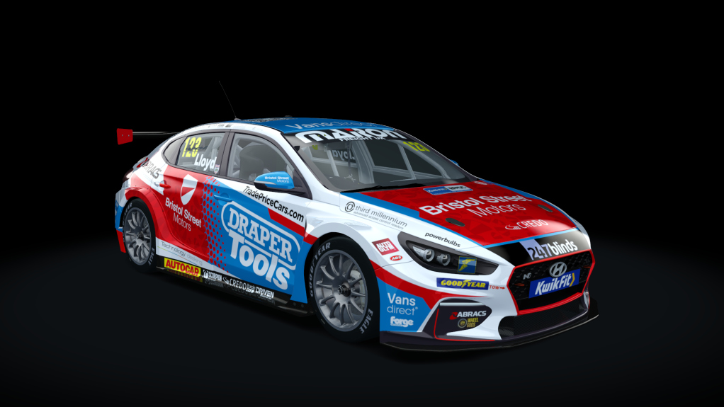 Hyundai i30 BTCC, skin lloyd123