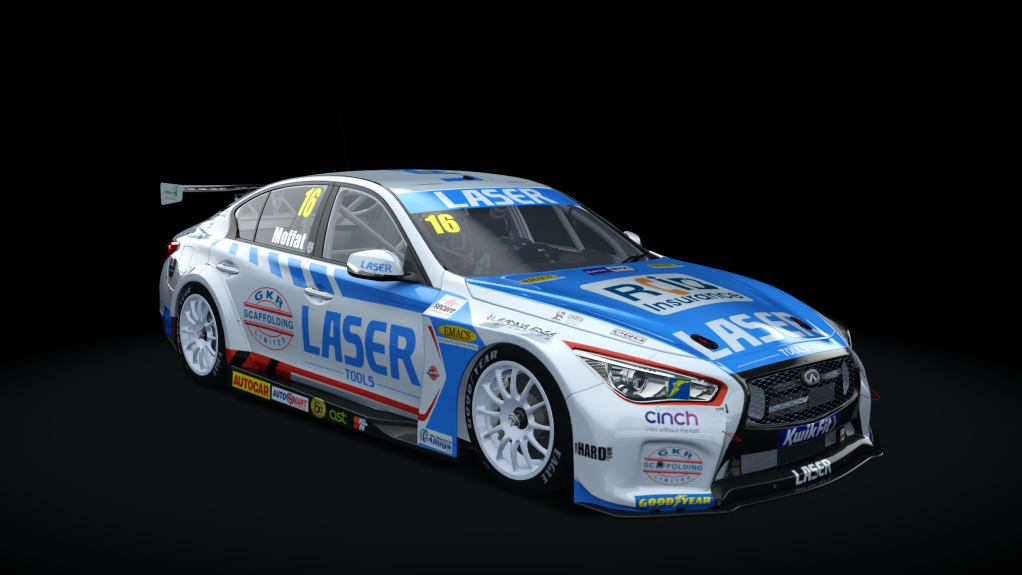 Infiniti Q50 BTCC, skin 16