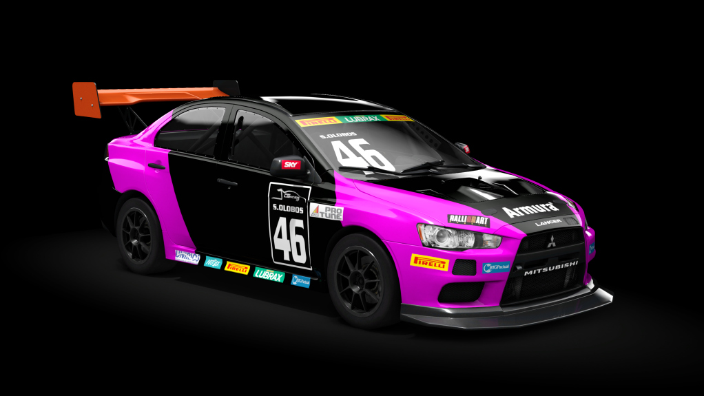 Lancer cup RS, skin DomejaTeam