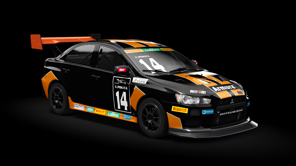 Lancer cup RS, skin Kymori Racing