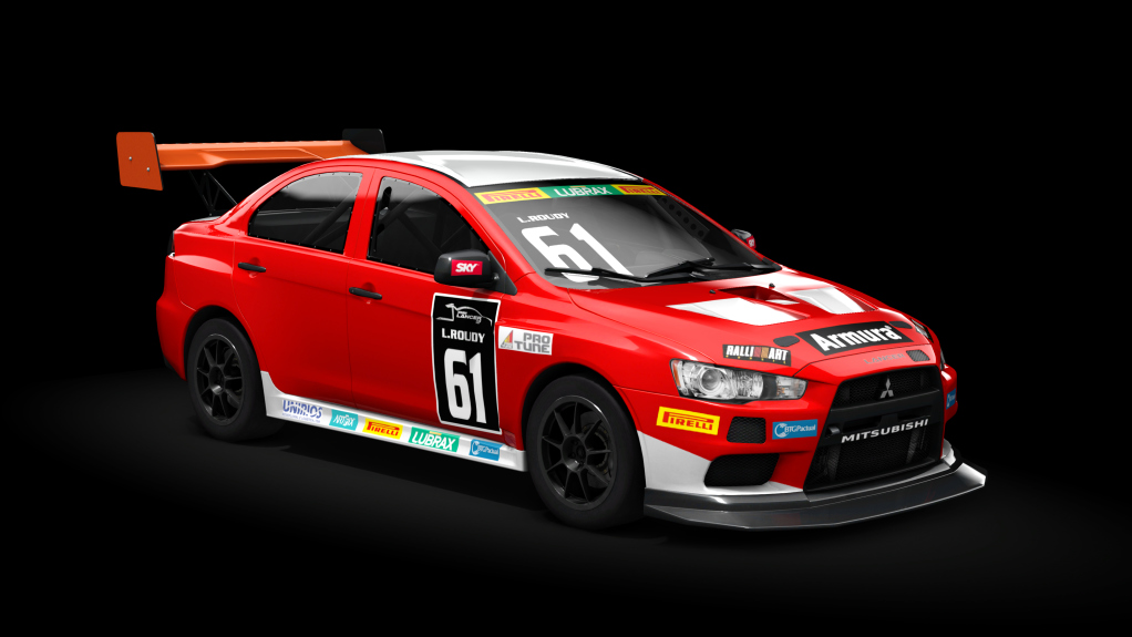 Lancer cup RS, skin RaceSport