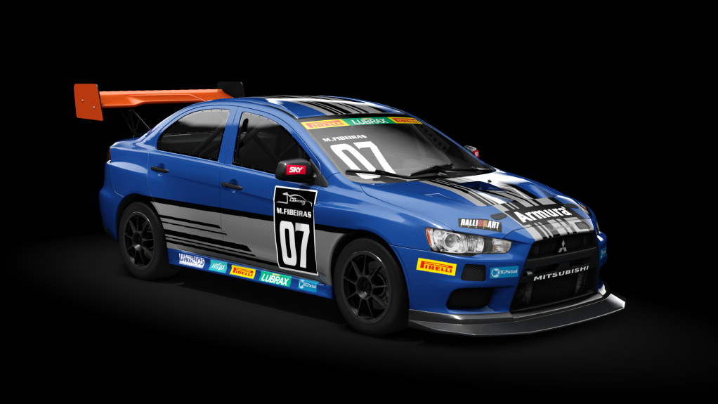 Lancer cup RS, skin Team MITSport