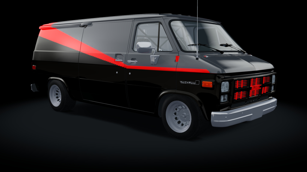 GMC Vandura 1500, skin A-Team