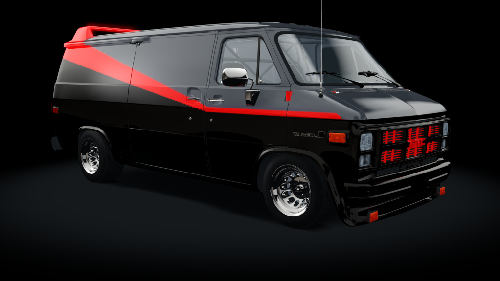 GMC Vandura 1500 S1, skin A-Team