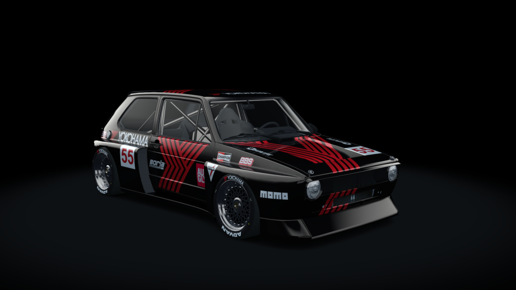 Volkswagen Golf MK1 Club Track, skin Yokohama