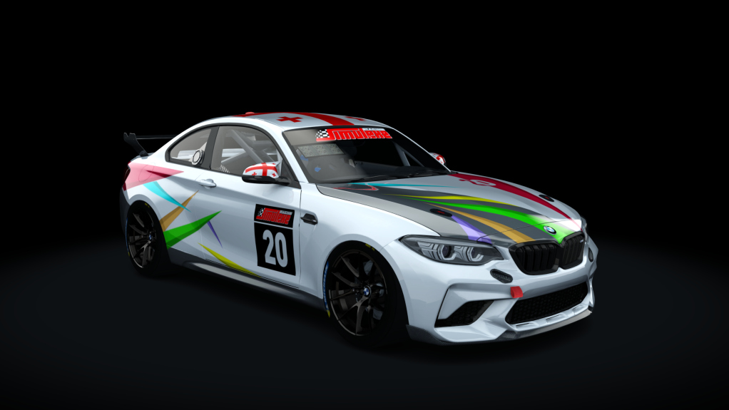 BMW M2 CS Racing, skin 0_Simulexe Skin Template