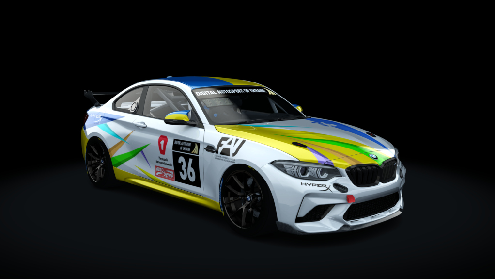 BMW M2 CS Racing, skin 36_Simulexe UKR