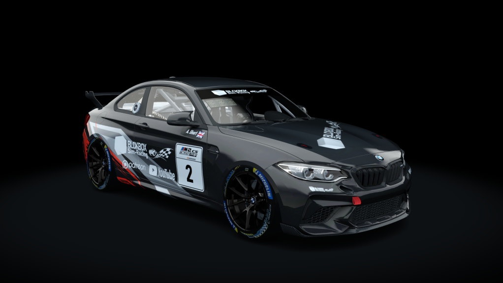 BMW M2 CS Racing, skin BLCKBOX-Adam