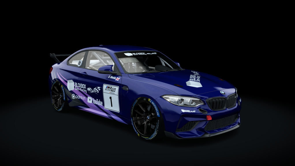 BMW M2 CS Racing, skin BLCKBOX-Euan