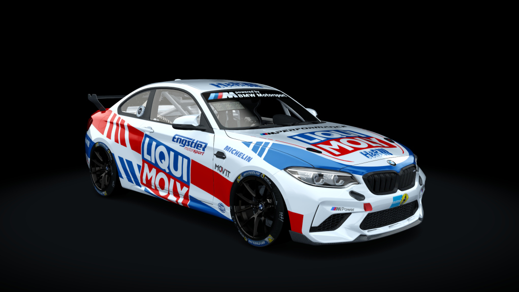 BMW M2 CS Racing, skin BMW Liqui Moly