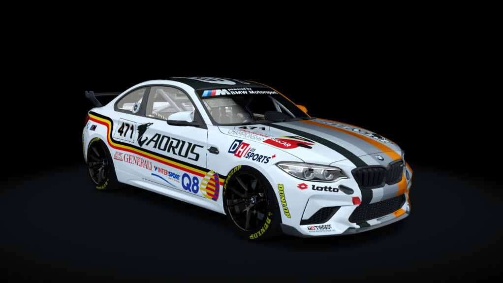 BMW M2 CS Racing, skin BMW MBM 471