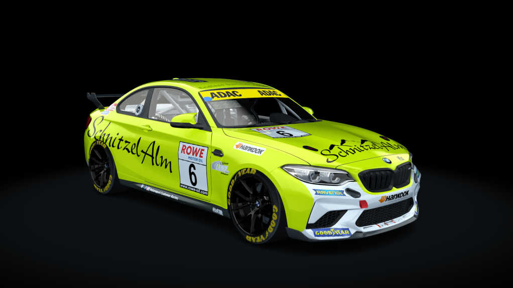 BMW M2 CS Racing, skin BMW Schnitzel Alm Racing 6