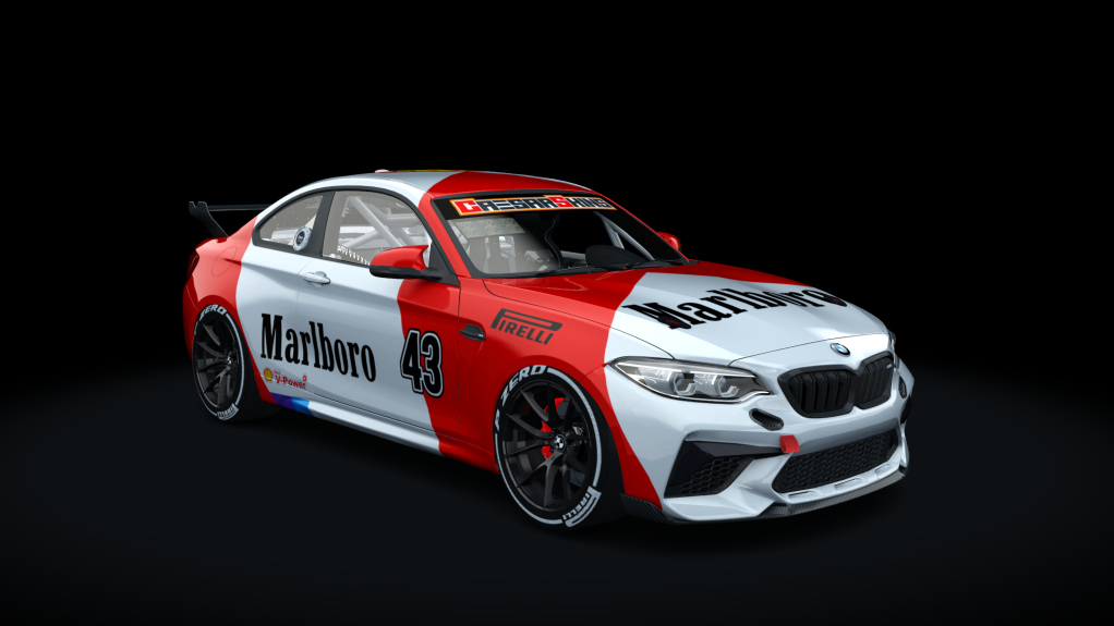 BMW M2 CS Racing, skin Marlboro