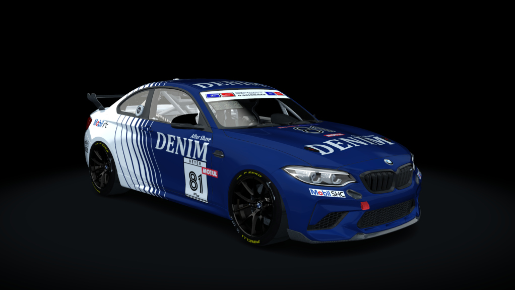 BMW M2 CS Racing, skin Procar M1 Denim 81